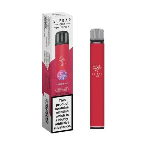 Elf Bar 600 Prefilled Pod Kit - Box of 10 - Topvapewholesale