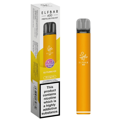 Elf Bar 600 Prefilled Pod Kit - Box of 10 - Topvapewholesale