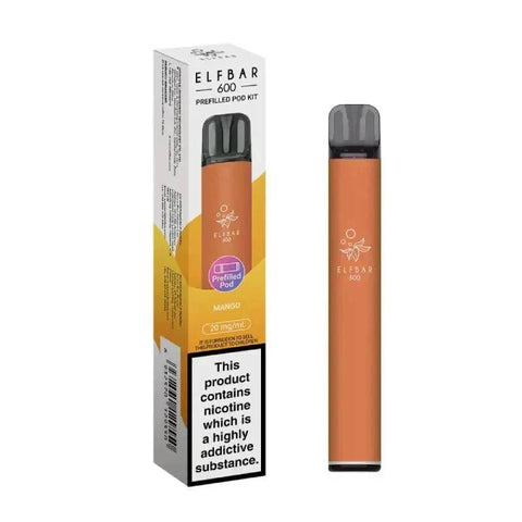 Elf Bar 600 Prefilled Pod Kit - Box of 10 - Topvapewholesale