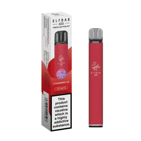 Elf Bar 600 Prefilled Pod Kit - Box of 10 - Topvapewholesale