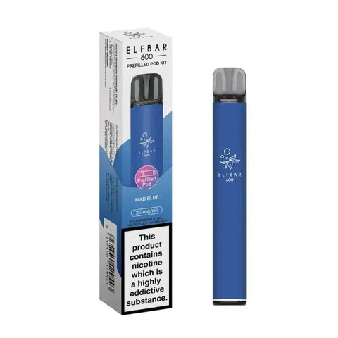 Elf Bar 600 Prefilled Pod Kit - Box of 10 - Topvapewholesale