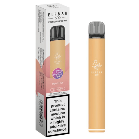 Elf Bar 600 Prefilled Pod Kit - Box of 10 - Topvapewholesale