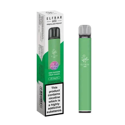 Elf Bar 600 Prefilled Pod Kit - Box of 10 - Topvapewholesale