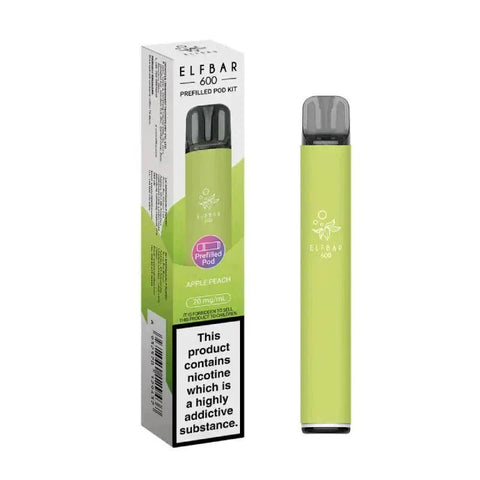 Elf Bar 600 Prefilled Pod Kit - Box of 10 - Topvapewholesale