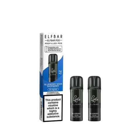 Elf Bar 600 Prefilled Replacement Pods - Pack of 20 - Topvapewholesale