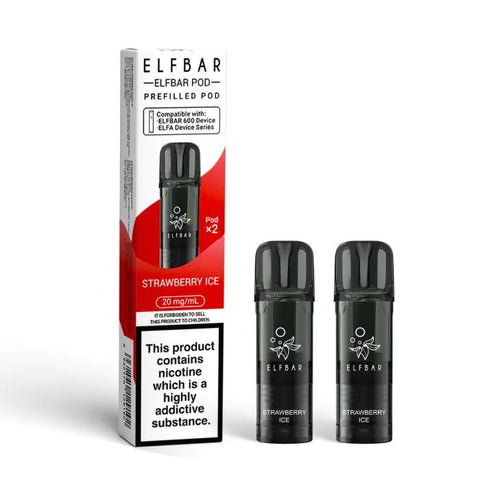 Elf Bar 600 Prefilled Replacement Pods - Pack of 20 - Topvapewholesale