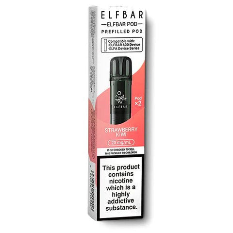 Elf Bar 600 Prefilled Replacement Pods - Pack of 20 - Topvapewholesale