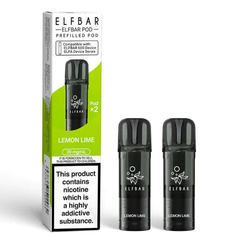 Elf Bar 600 Prefilled Replacement Pods - Pack of 20 - Topvapewholesale