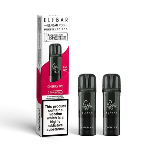 Elf Bar 600 Prefilled Replacement Pods - Pack of 20 - Topvapewholesale