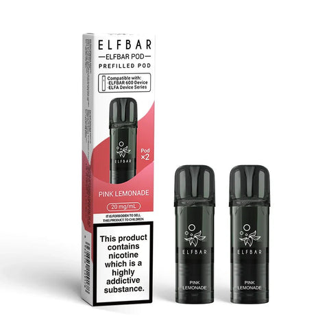 Elf Bar 600 Prefilled Replacement Pods - Pack of 20 - Topvapewholesale