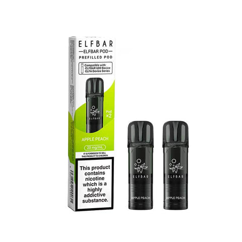 Elf Bar 600 Prefilled Replacement Pods - Pack of 20 - Topvapewholesale
