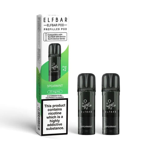 Elf Bar 600 Prefilled Replacement Pods - Pack of 20 - Topvapewholesale