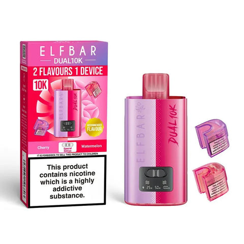 Elf Bar Dual 10K Prefilled Pod Vape Kit Box of 5 - Topvapewholesale