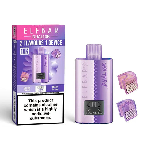 Elf Bar Dual 10K Prefilled Pod Vape Kit Box of 5 - Topvapewholesale
