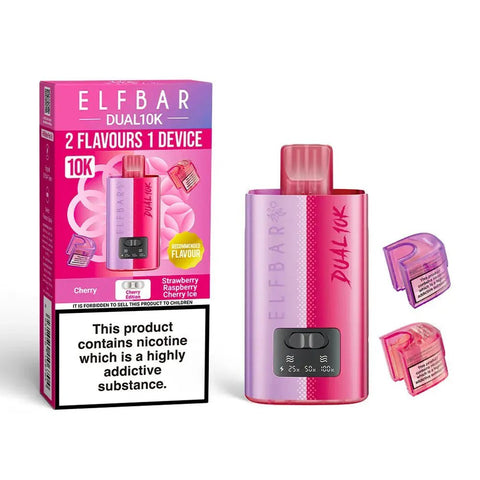 Elf Bar Dual 10K Prefilled Pod Vape Kit Box of 5 - Topvapewholesale