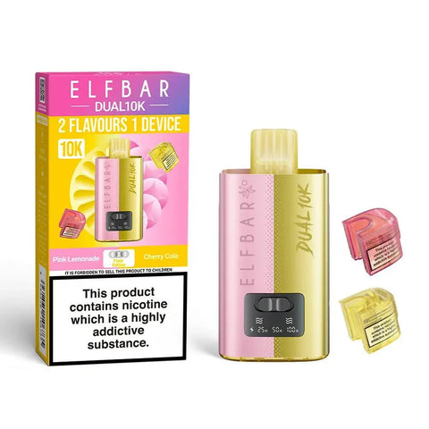 Elf Bar Dual 10K Prefilled Pod Vape Kit Box of 5 - Topvapewholesale