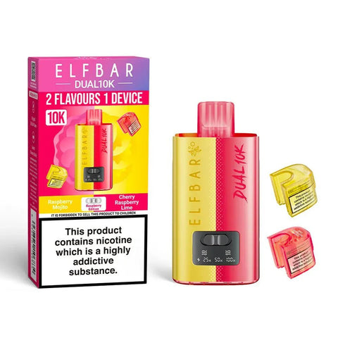 Elf Bar Dual 10K Prefilled Pod Vape Kit Box of 5 - Topvapewholesale