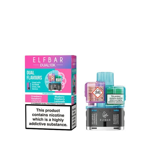 Elf Bar Dual 10K Replacement Pods Box of 5 - Topvapewholesale