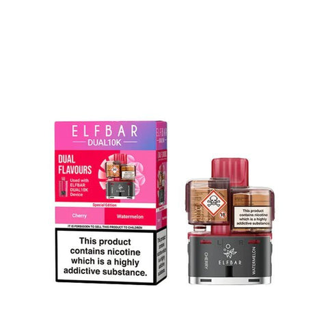 Elf Bar Dual 10K Replacement Pods Box of 5 - Topvapewholesale