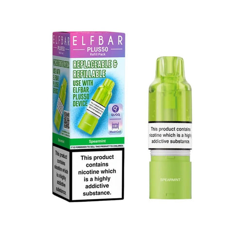 Elf Bar Plus 50 Refill Pod Box of 5 - Topvapewholesale