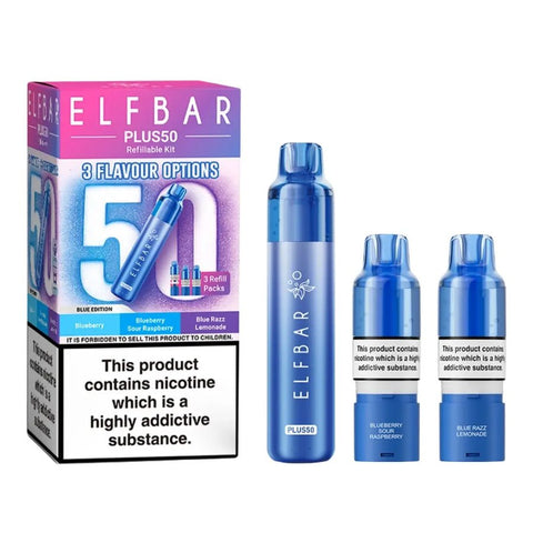 Elf Bar Plus 50 Vape Kit Box of 5 - Topvapewholesale
