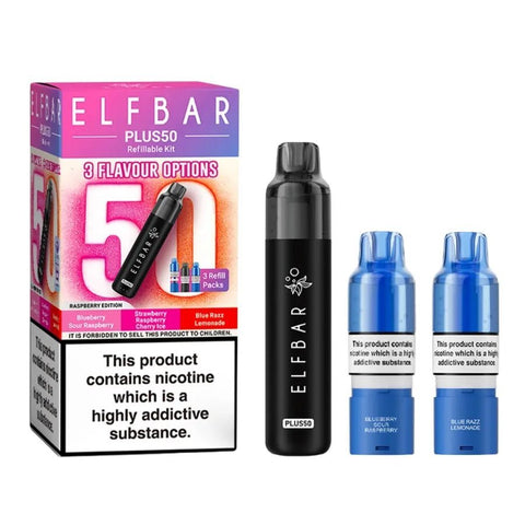 Elf Bar Plus 50 Vape Kit Box of 5 - Topvapewholesale