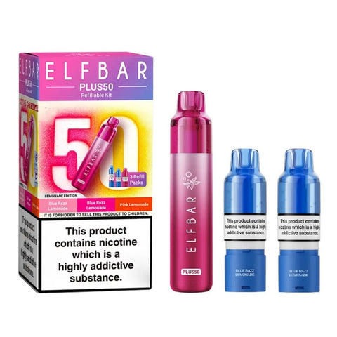 Elf Bar Plus 50 Vape Kit Box of 5 - Topvapewholesale