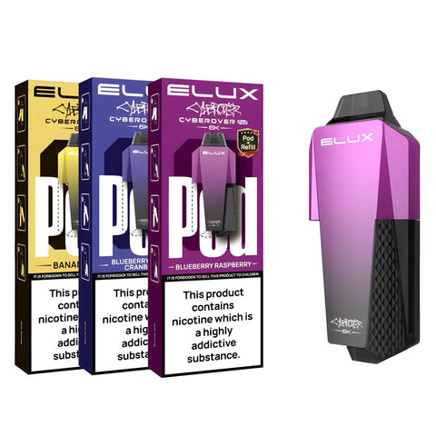 Elux Cyberover 6K Replacement Pods - Topvapewholesale