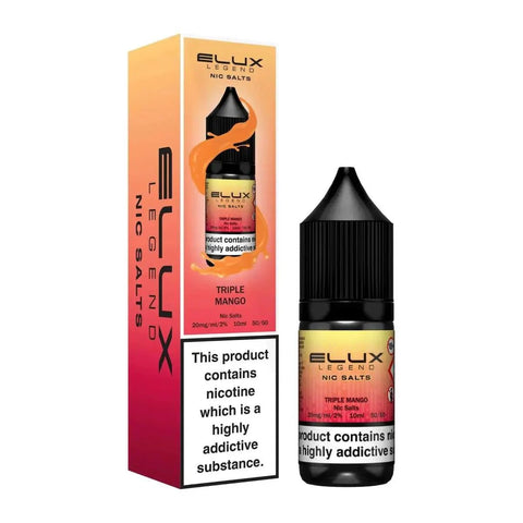 Elux Legend Nic Salts 10ml E - Liquids - 5mg Box of 10 - Topvapewholesale