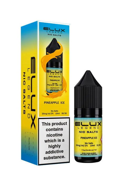 Elux Legend Nic Salts - 10ml E - liquids - Box of 10 - Topvapewholesale