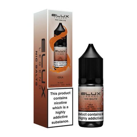 Elux Legend Nic Salts - 10ml E - liquids - Box of 10 - Topvapewholesale