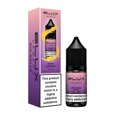 Elux Legend Nic Salts - 10ml E - liquids - Box of 10 - Topvapewholesale