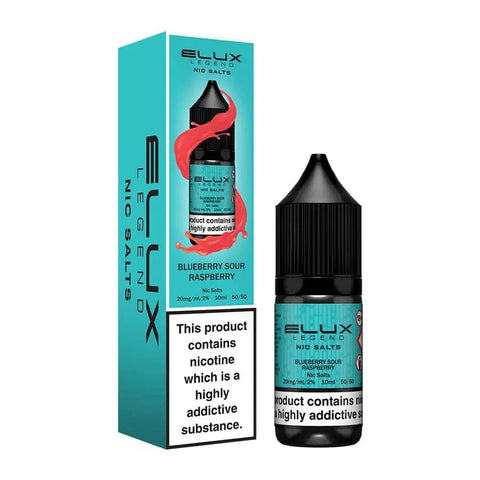 Elux Legend Nic Salts - 10ml E - liquids - Box of 10 - Topvapewholesale