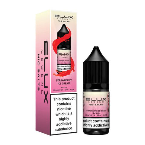 Elux Legend Nic Salts - 10ml E - liquids - Box of 10 - Topvapewholesale