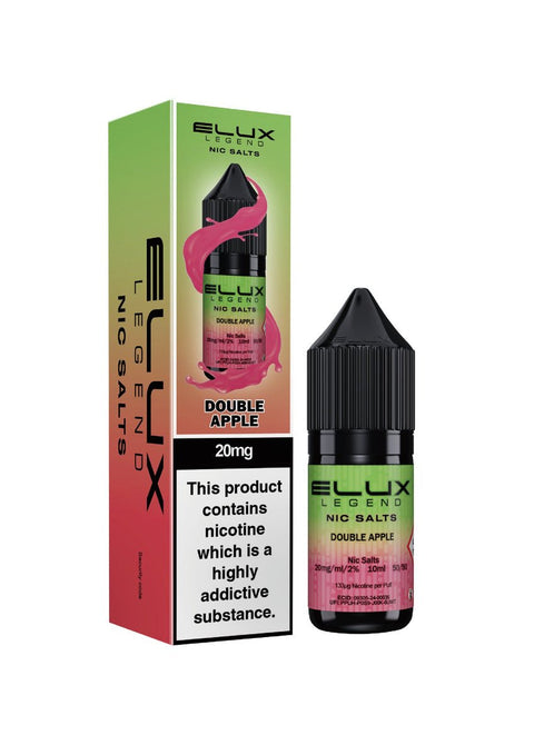 Elux Legend Nic Salts - 10ml E - liquids - Box of 10 - Topvapewholesale