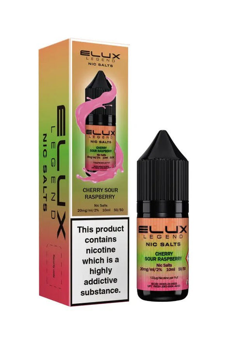 Elux Legend Nic Salts - 10ml E - liquids - Box of 10 - Topvapewholesale