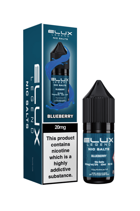 Elux Legend Nic Salts - 10ml E - liquids - Box of 10 - Topvapewholesale