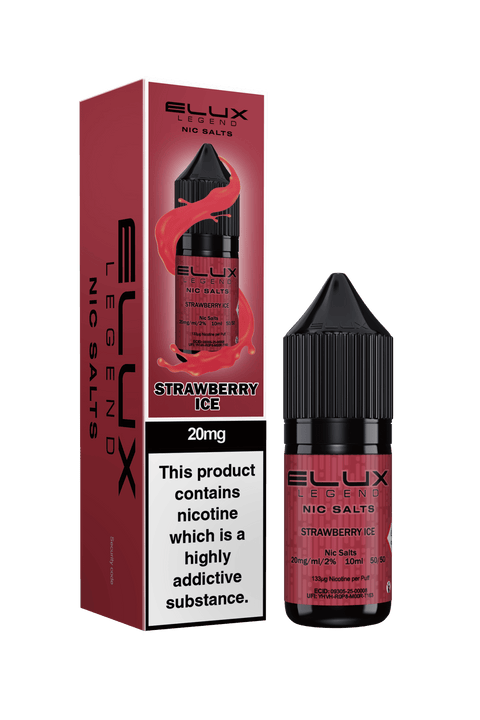 Elux Legend Nic Salts - 10ml E - liquids - Box of 10 - Topvapewholesale