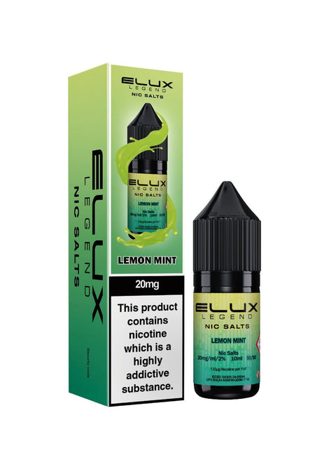 Elux Legend Nic Salts - 10ml E - liquids - Box of 10 - Topvapewholesale