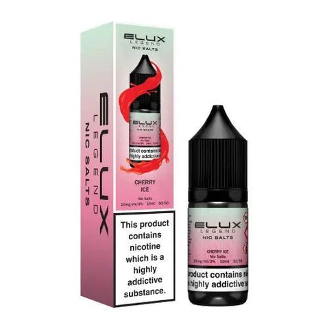Elux Legend Nic Salts - 10ml E - liquids - Box of 10 - Topvapewholesale