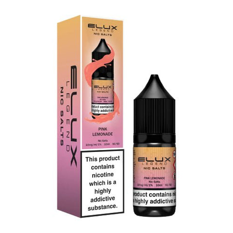 Elux Legend Nic Salts - 10ml E - liquids - Box of 10 - Topvapewholesale