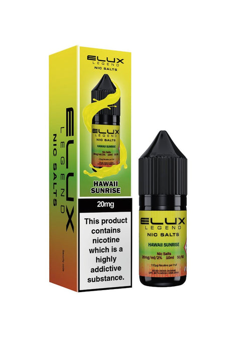 Elux Legend Nic Salts - 10ml E - liquids - Box of 10 - Topvapewholesale