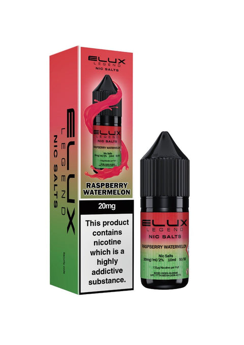 Elux Legend Nic Salts - 10ml E - liquids - Box of 10 - Topvapewholesale