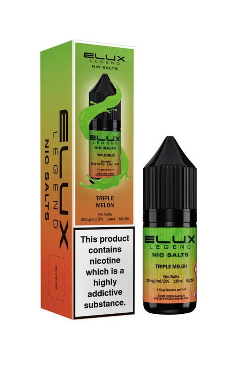 Elux Legend Nic Salts - 10ml E - liquids - Box of 10 - Topvapewholesale