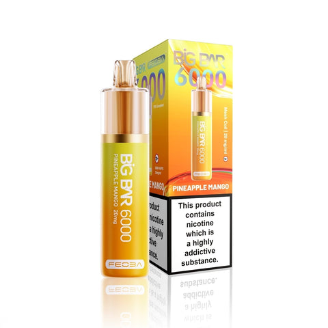 Feoba Big Bar 6000 Puffs Disposable Vape (Box of 5) - Topvapewholesale