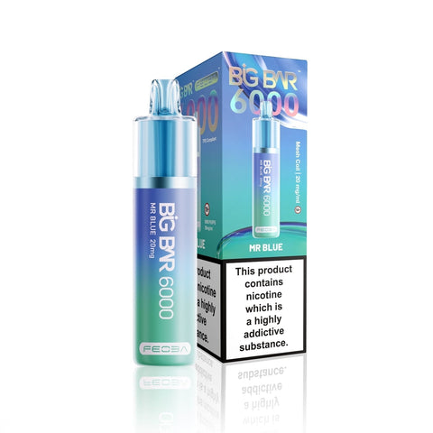 Feoba Big Bar 6000 Puffs Disposable Vape (Box of 5) - Topvapewholesale