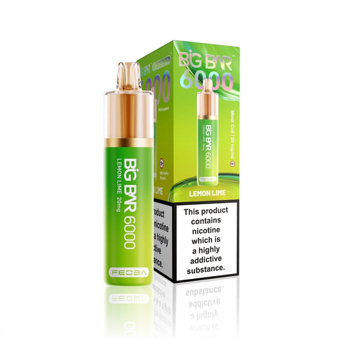 Feoba Big Bar 6000 Puffs Disposable Vape (Box of 5) - Topvapewholesale