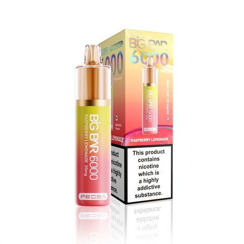 Feoba Big Bar 6000 Puffs Disposable Vape (Box of 5) - Topvapewholesale