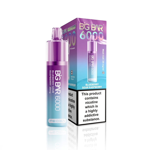 Feoba Big Bar 6000 Puffs Disposable Vape (Box of 5) - Topvapewholesale