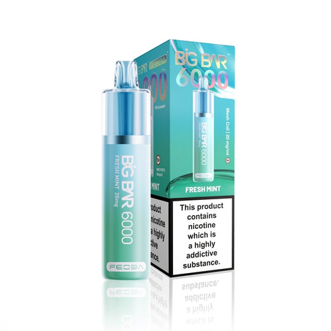 Feoba Big Bar 6000 Puffs Disposable Vape (Box of 5) - Topvapewholesale